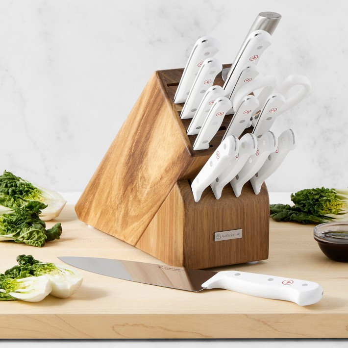 Wüsthof Gourmet Knives in Acacia Block, Set of 16 | Williams-Sonoma