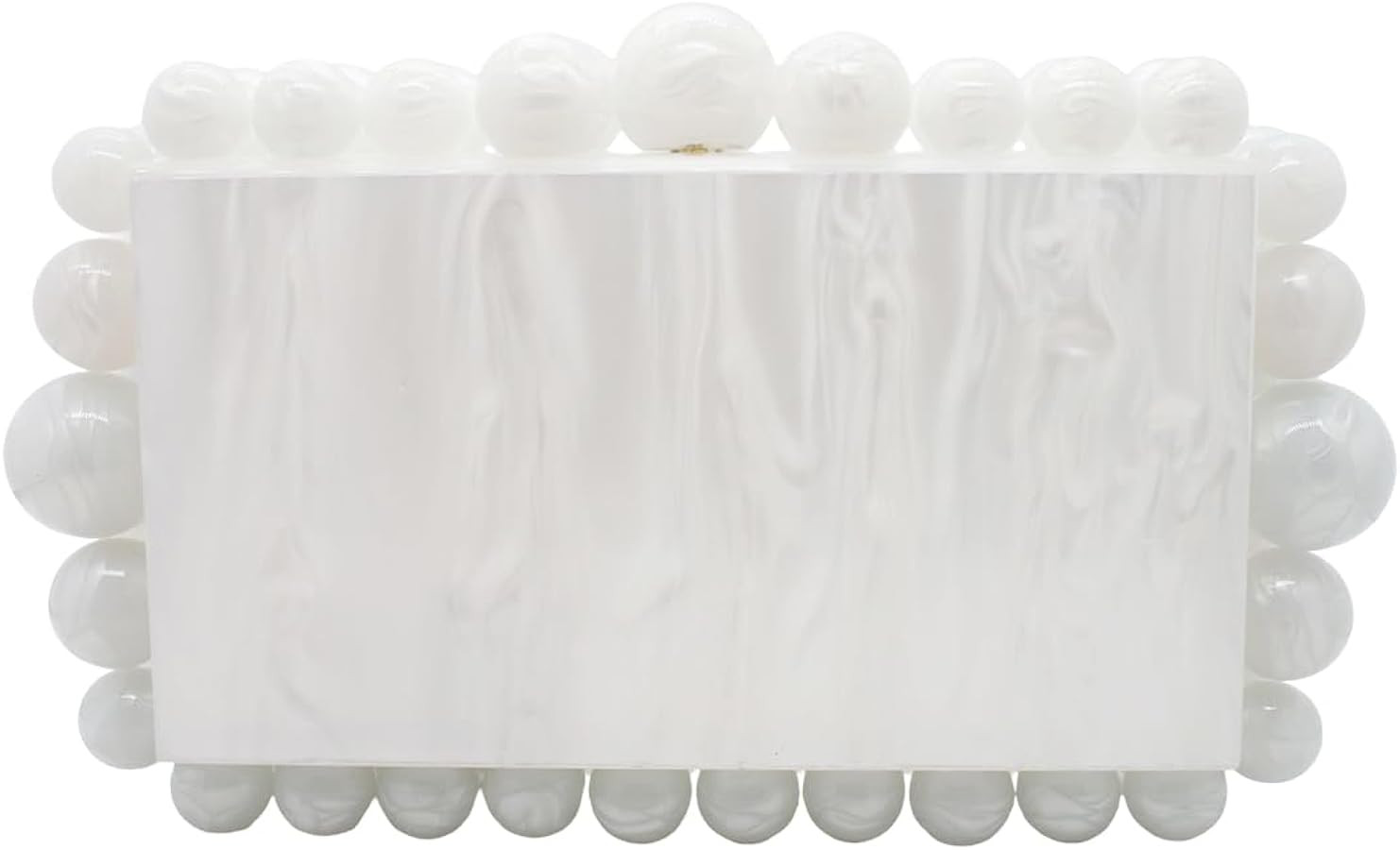 Women Acrylic Evening Clutch Box Purse Marble Handbag for Wedding Cocktail Party Banquet | Amazon (US)