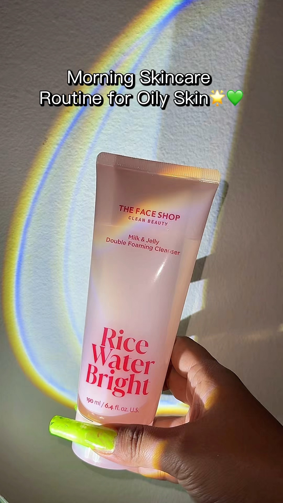 Morning skincare routine for oily skin ￼

#LTKselfcare #LTKmorningroutine #LTKBeauty