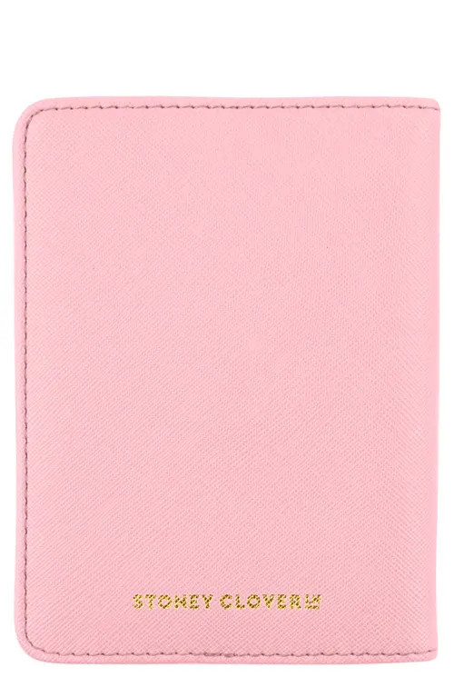 Stoney Clover Lane Textured Faux Leather Passport Case in Flamingo at Nordstrom | Nordstrom