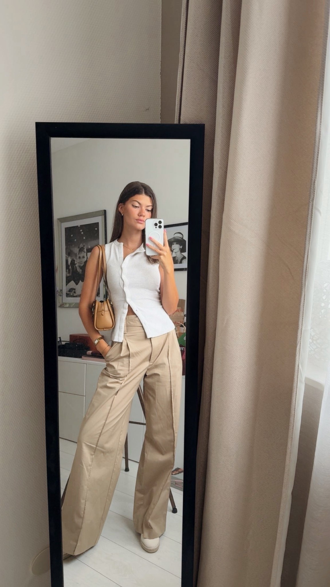 My favorite outfit these days

🏷️: beige pantalon, sezane, how to style, casual chic, coach bag, camel, espadrille, what to wear, summer 2025, Dutch

#LTKsummer #LTKnederlands #LTKeurope