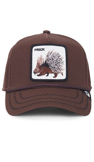 Porcupine Hat in Dark Brown | Revolve Clothing (Global)