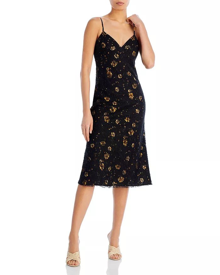 Lace Overlay Floral Slip Dress - 100% Exclusive | Bloomingdale's (US)