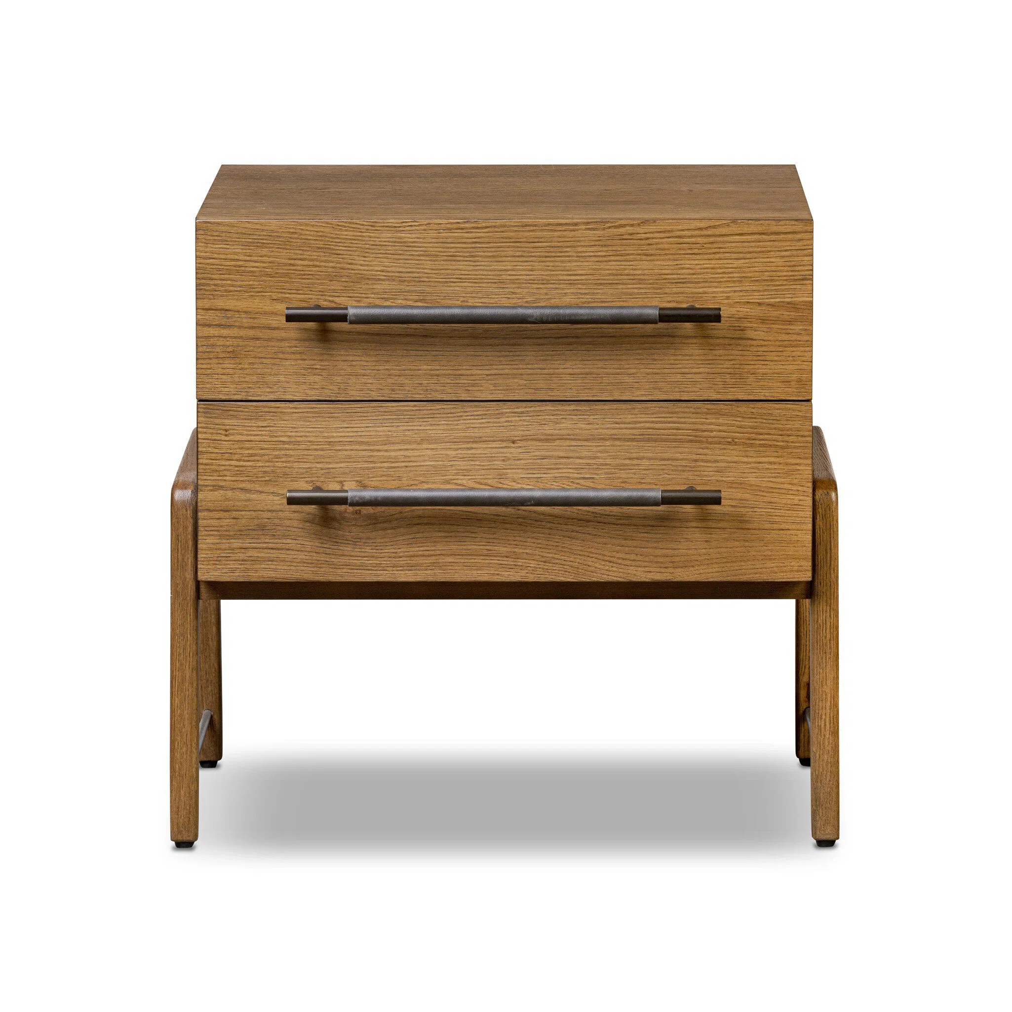 Karsten 2 - Drawer Nightstand in Brown | AllModern