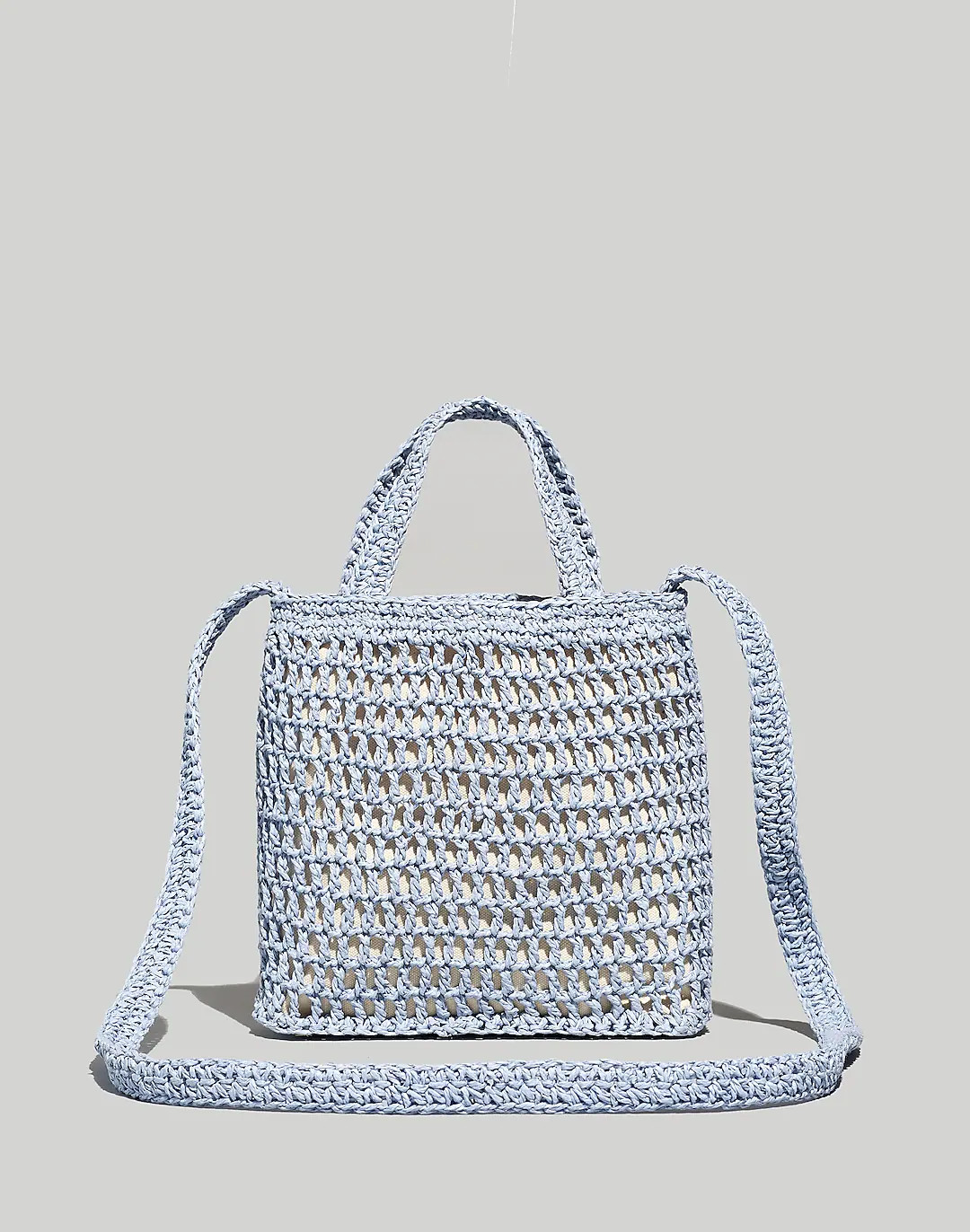 The Small Transport Crossbody: Straw Edition | Madewell