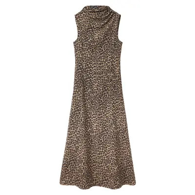 MANGO Pam Asymmetric Neck Midi Dress in Burgundy at Nordstrom, Size 16 | Nordstrom