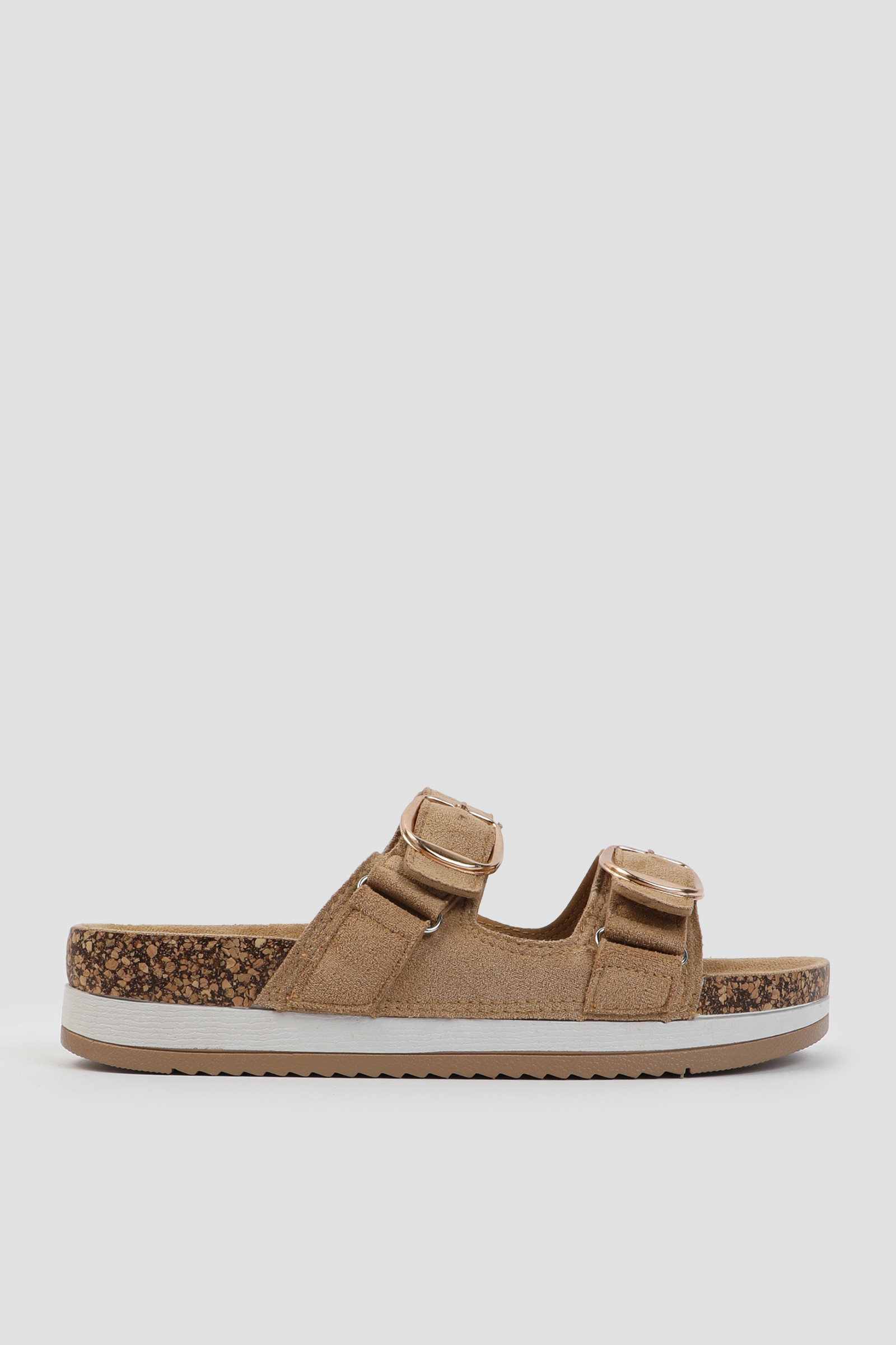 Two-Buckle Platform Sandals | Ardene