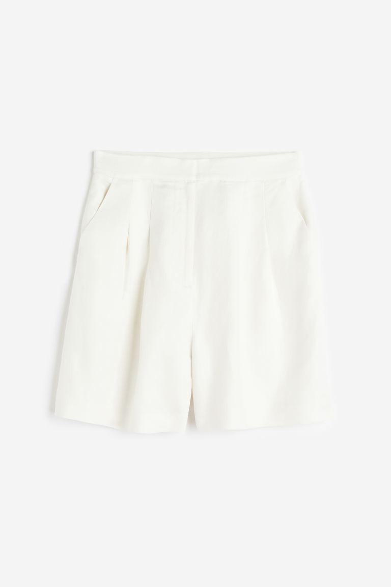 Linen-blend shorts | H&M (UK, MY, IN, SG, PH, TW, HK)