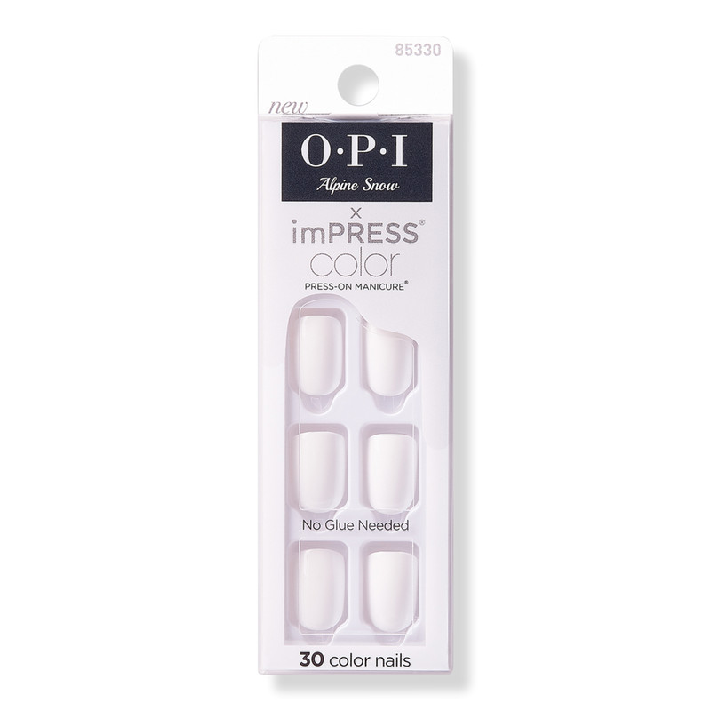 Kiss Alpine Snow imPRESS Color X OPI Press-On Manicure | Ulta Beauty | Ulta