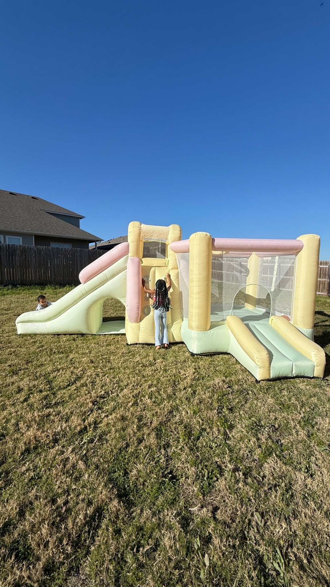 Summer and spring backyard fun, bounce house, outdoor kids activities 

#LTKSeasonal #LTKKids #LTKmomlife