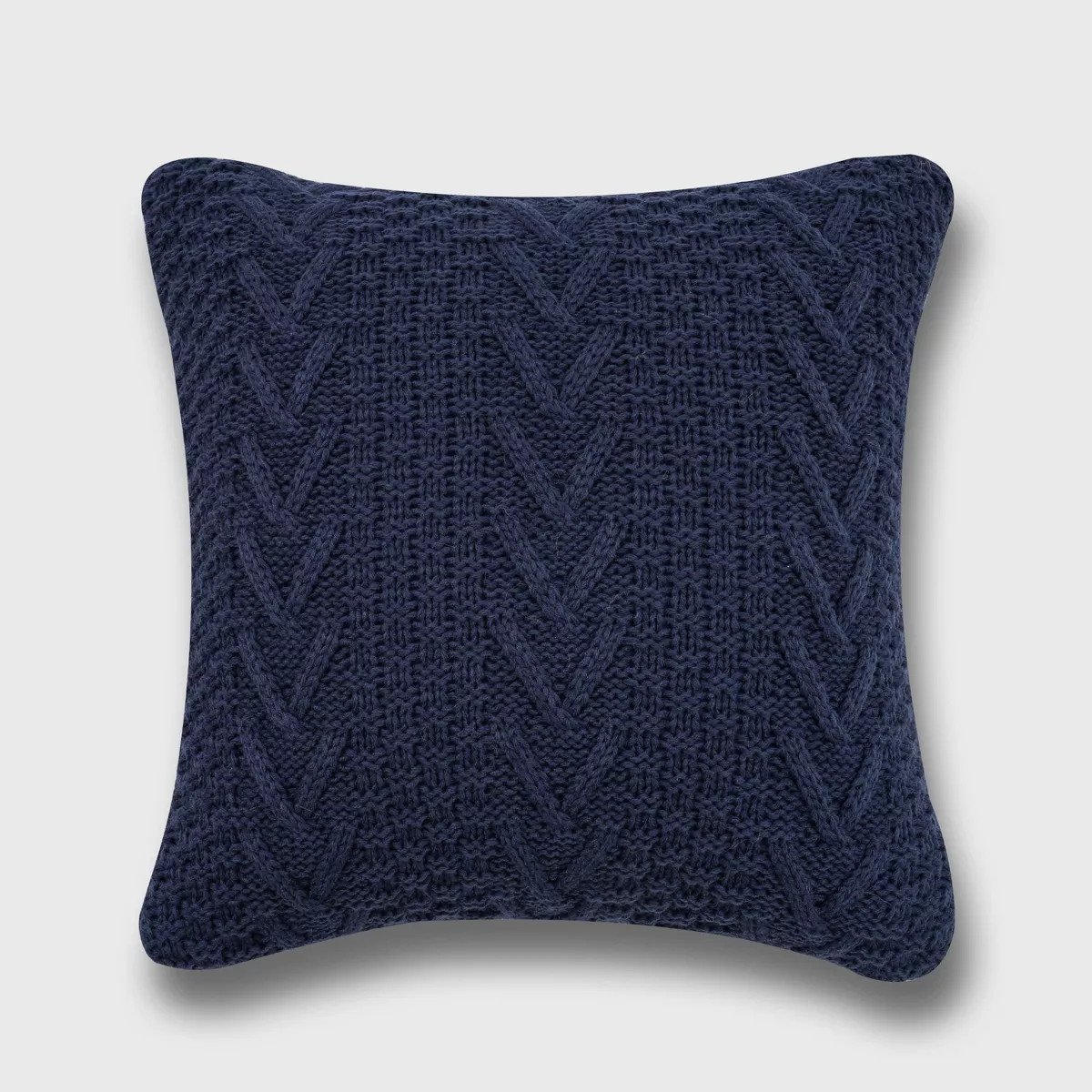 20"x20" Oversize Chunky Sweater Knit Square Throw Pillow - Evergrace | Target