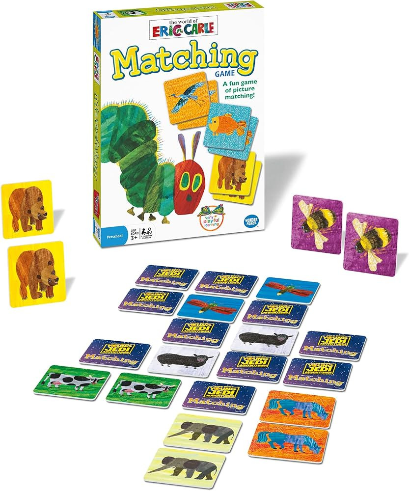 Wonder Forge Eric Carle Matching Game For Boys & Girls Age 3 To 5 - A Fun & Fast Animal Memory Ga... | Amazon (US)