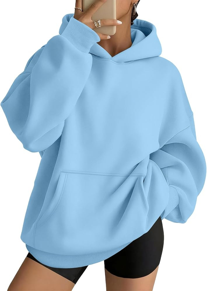 AUTOMET Womens Oversized Hoodies Fleece Trendy Sweatshirts 2026 Pullover | Amazon (US)