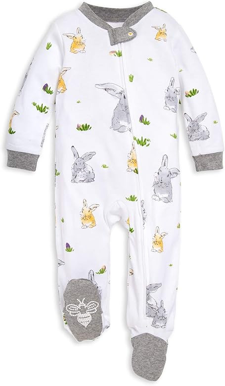 Burt's Bees Baby baby-boys Sleep and Play Pajamas, 100% Organic Cotton One-piece Romper Jumpsuit ... | Amazon (US)