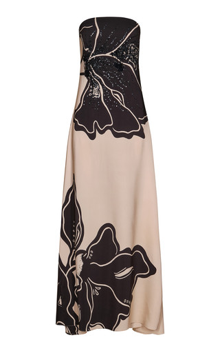 Simbología Floral Sequined Crepe Maxi Dress | Moda Operandi (Global)