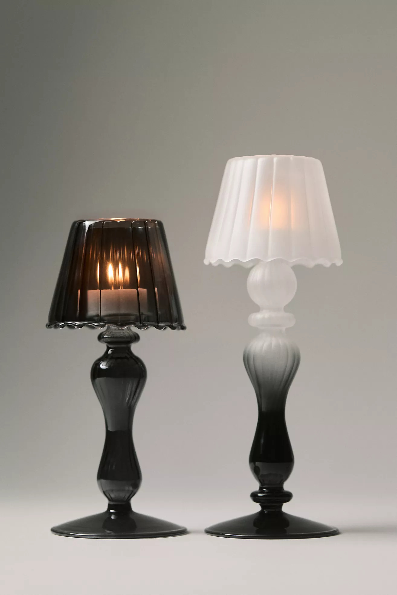 Halloween Glass Lamp Candle Holder | Anthropologie (US)