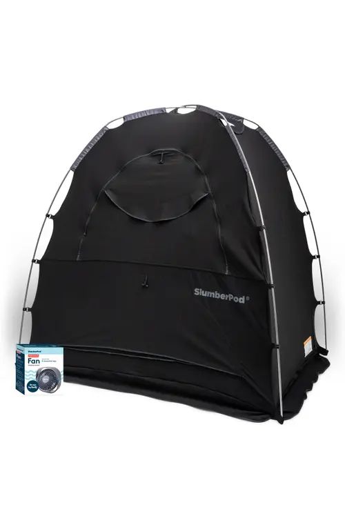 SlumberPod Privacy Canopy 3.0 & Portable Fan Set in Black at Nordstrom | Nordstrom