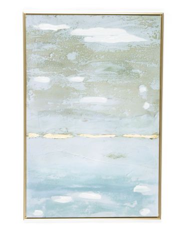 24x36  Abstract Sea Float Frame Wall Art | TJ Maxx