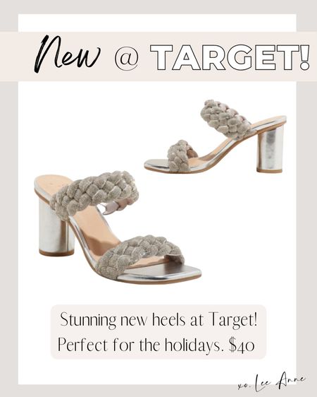 New stunning holiday heels at Target! 

#LTKsalealert #LTKshoecrush #LTKHoliday