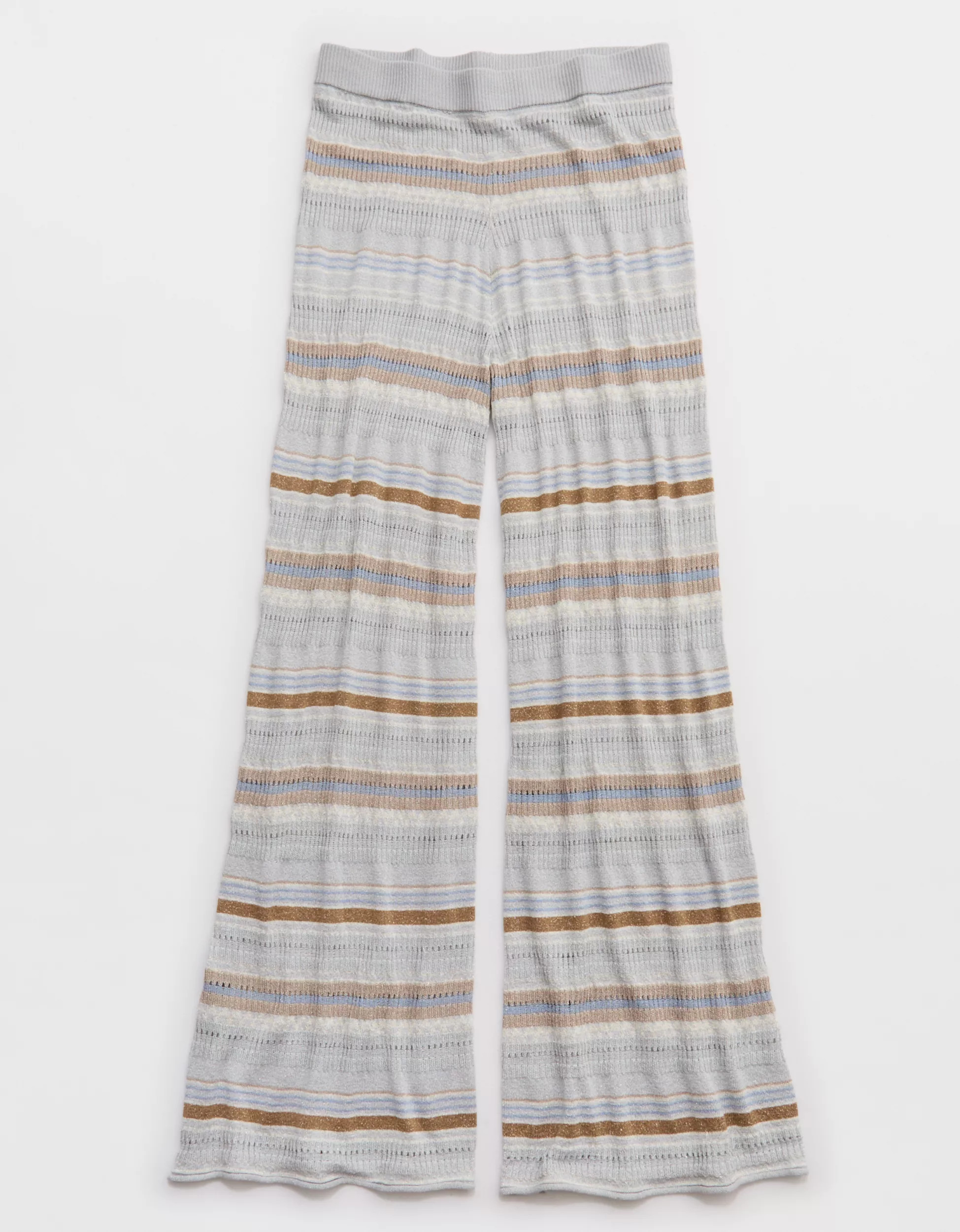 Aerie Open Knit Shimmer Pant | Aerie