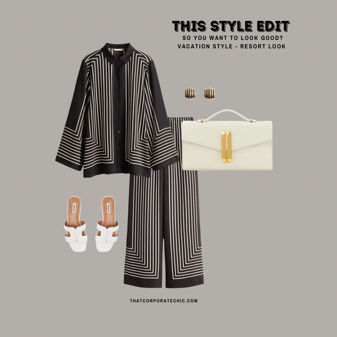 resort wear - easy to throw on outfit for vacation and also airport look.
Swap out the flats for a ballet flats or trainers 

Work from home outfit idea
Travel airport look
Resort outfit idea
Easy chic style 

#LTKstyletip #LTKtravel #LTKmodest