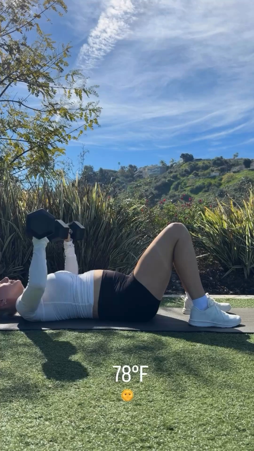 Wearing a small in top (white), 6 in shorts (black - sized up for pregnancy), shoes run tts! #kathleenpost

#LTKActive #LTKBump #LTKfitnessgoals