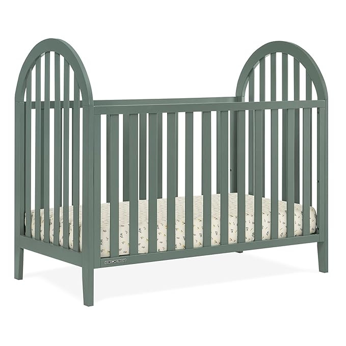 Delta Children Milano 4-in-1 Convertible Crib - Greenguard Gold Certified, Grassy Glen | Amazon (US)
