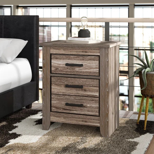 Khaled Solid + Manufactured Wood Nightstand | Wayfair North America