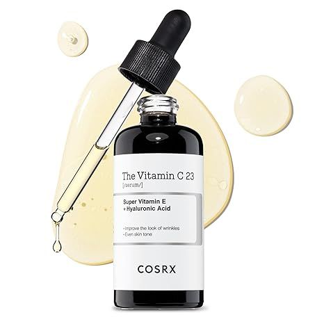 COSRX Vitamin C 23% Serum with Vitamin E & Hyaluronic Acid, Brightening & Hydrating Facial Serum ... | Amazon (US)