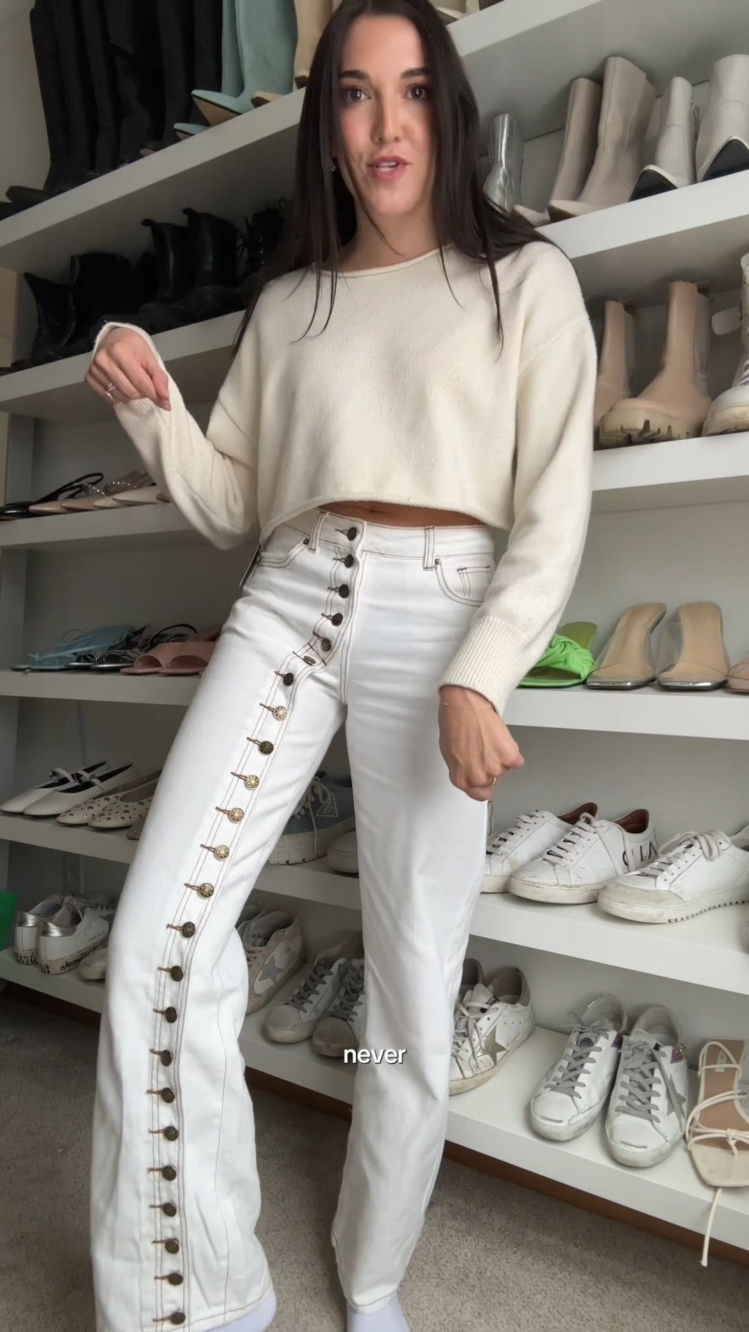 Lioness jeans linked 🤍 I’m 5’8 and these are truly tall girl friendly. No pulling them down and no awkward ankle gap. Such a good length and fit.

#LTKTall #LTKgrwm #LTKootd