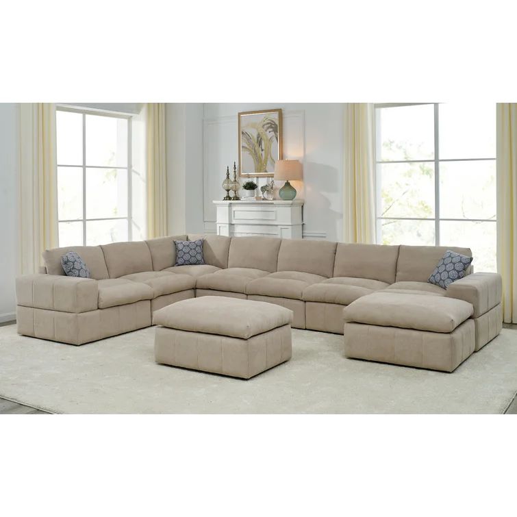 Boutin 159" Wide Reversible Modular Sectional with Ottoman | Wayfair North America