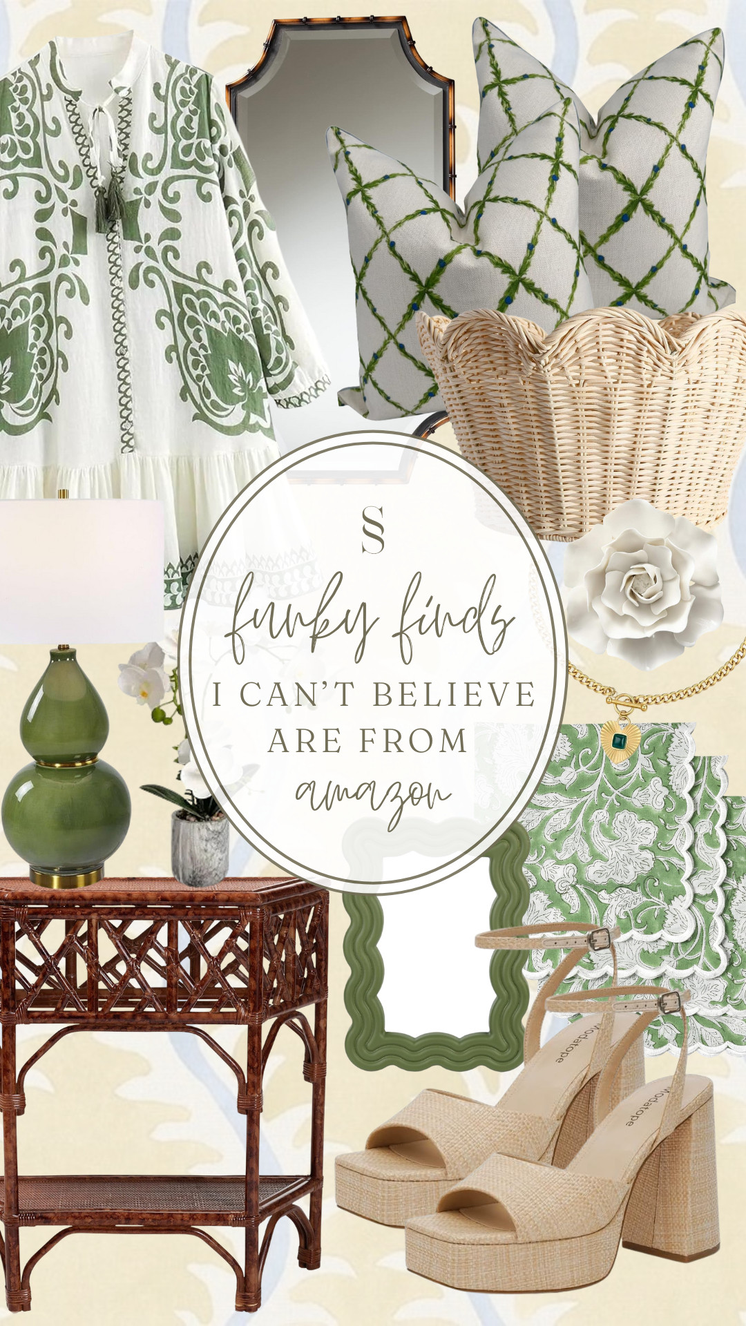 ✨Funky Amazon Finds✨
A touch of classic charm with a modern twist — and yes, it’s all from Amazon. 🤍 From the soft patterns to the polished details, these pieces prove you don’t have to spend a fortune to create a curated, elevated look.
Tap to shop these understated yet stylish finds.

#AmazonFinds #LTKHome #LTKStyle #LTKUnder100 #TimelessDesign #ClassicStyle #AmazonFashion #LTKDecor #LTKAesthetic #LTKAmazon 

 