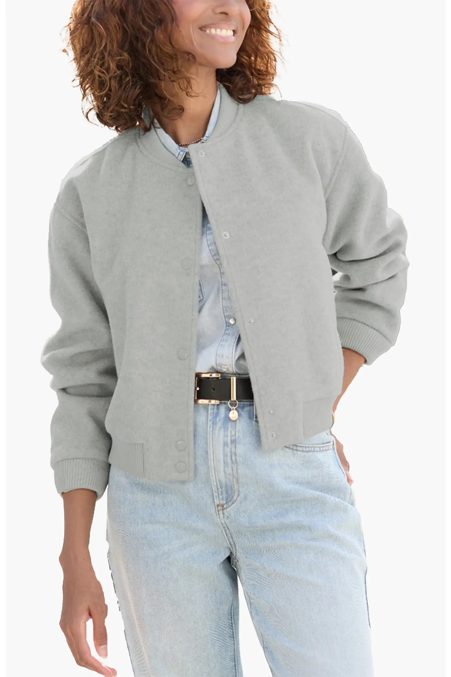 LASCANA Fleece Bomber Jacket (Women) | Nordstrom | Nordstrom