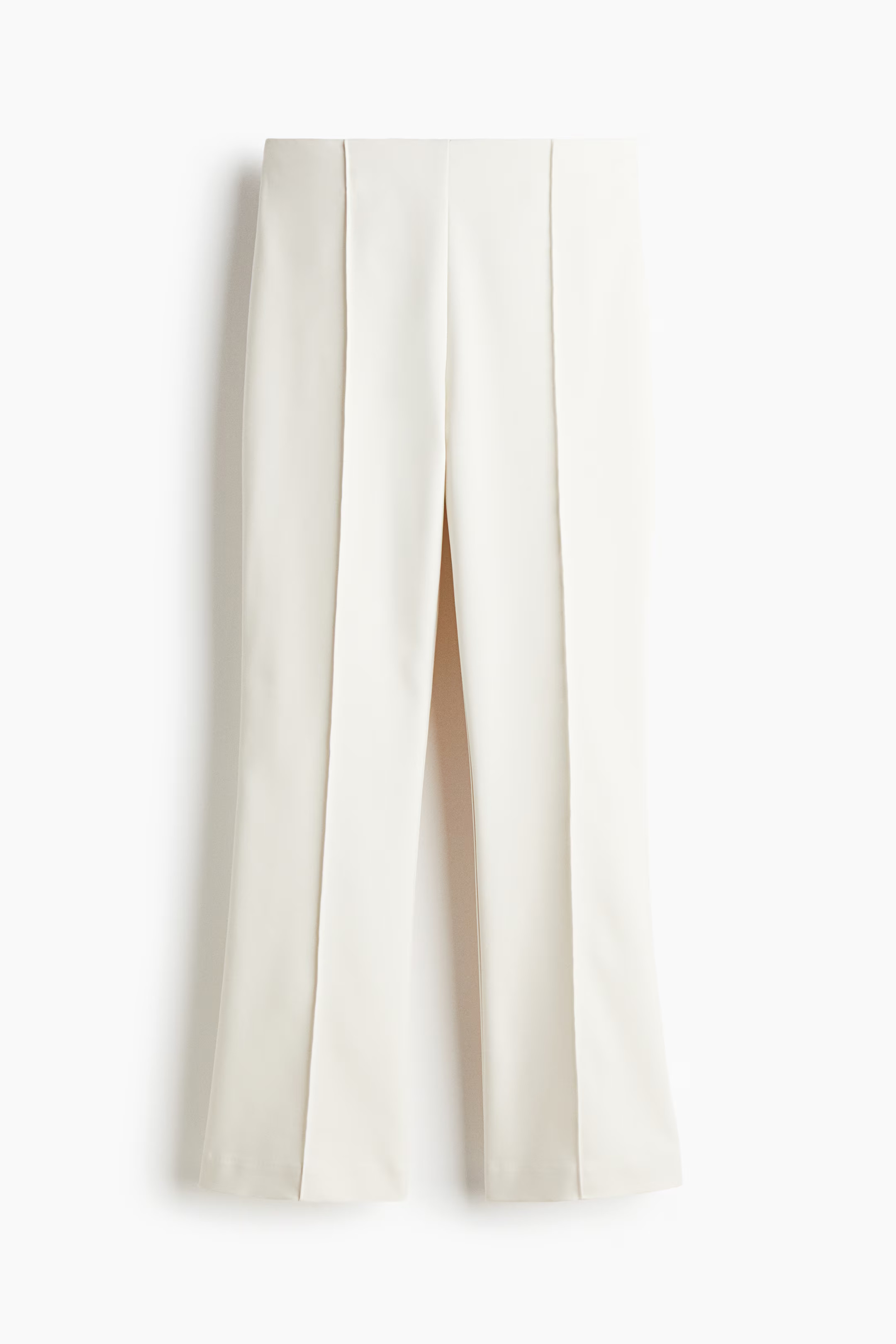Flared crease-front trousers | H&M (UK, MY, IN, SG, PH, TW, HK)