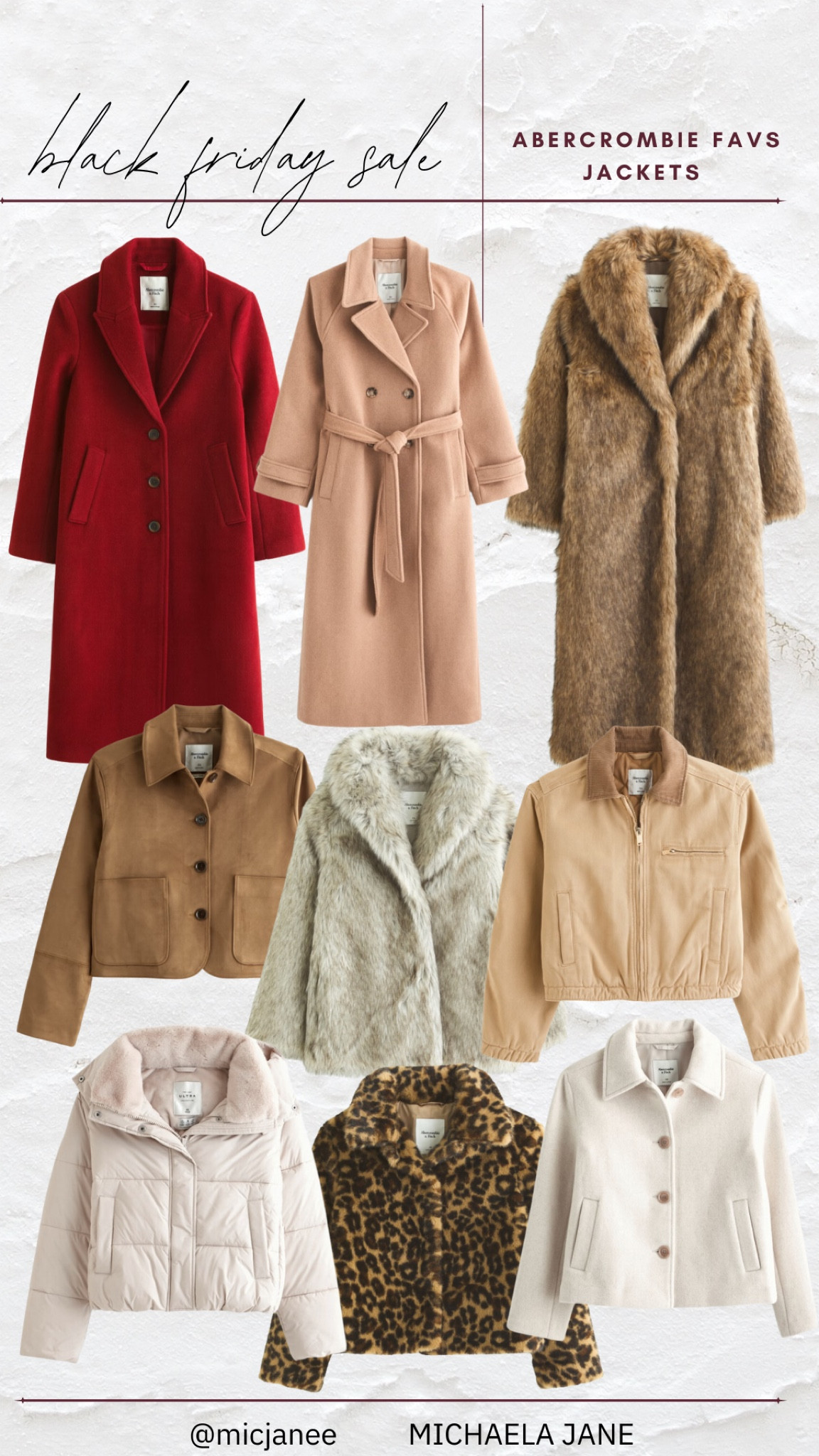 Black Friday starts now for Abercrombie! Everything is 25% off + additional 15% off with code AFDANI at checkout! 

#LTKHoliday #LTKGiftGuide #LTKCyberWeek