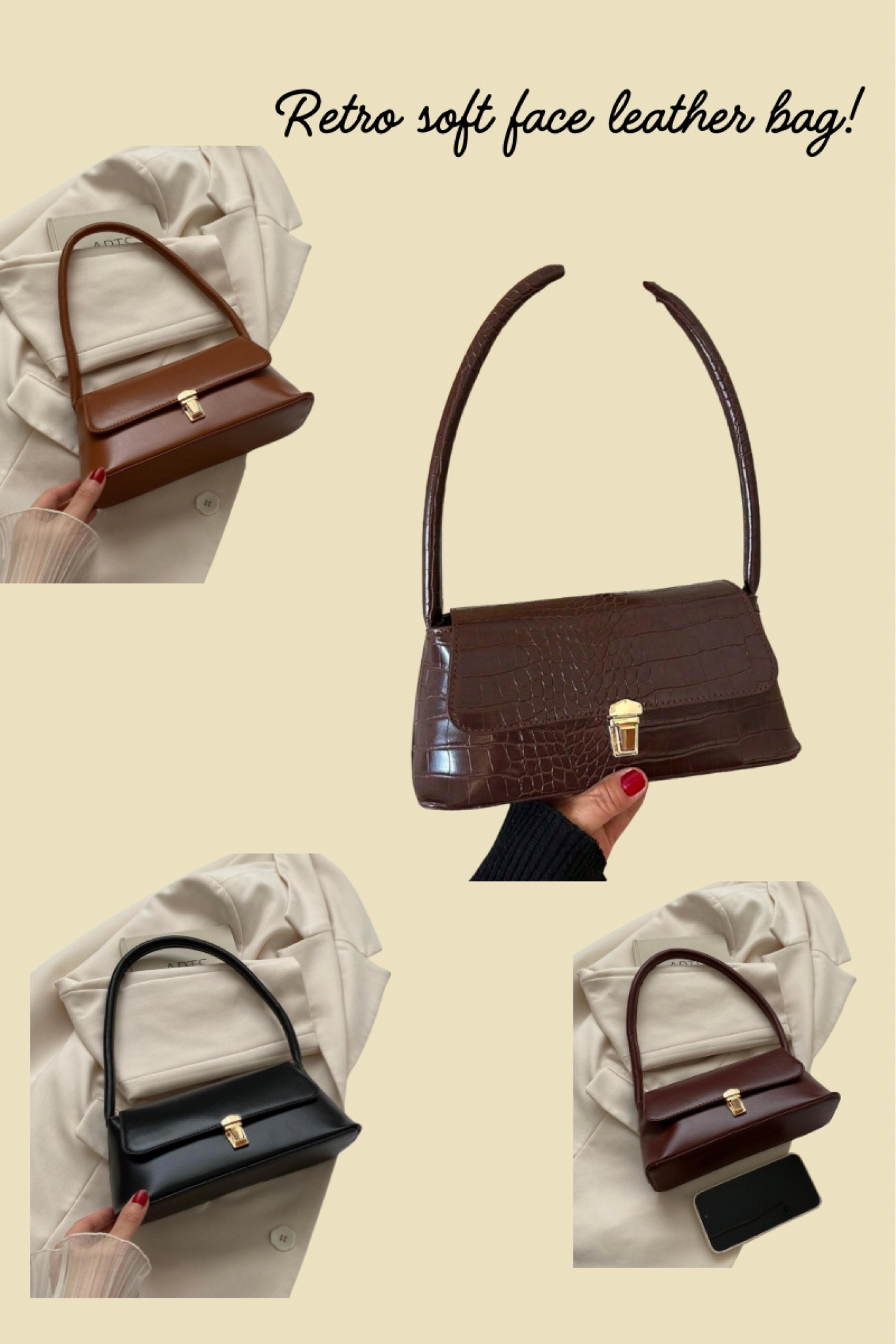 Retro soft face leather bag 

#LTKItBag #LTKSaleAlert #LTKStyleTip