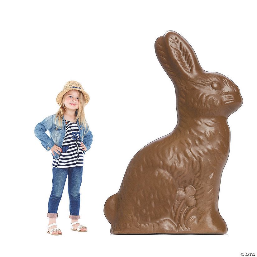 Chocolate Easter Bunny Stand-Up | Oriental Trading Company