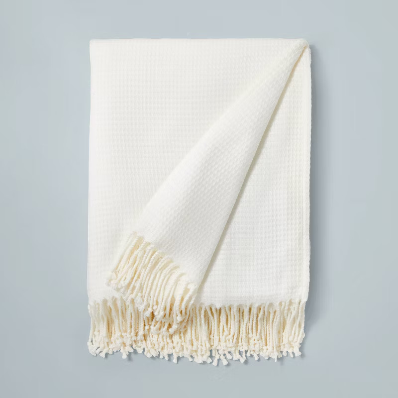 Solid Texture Woven Throw Blanket - Hearth & Hand™ with Magnolia | Target