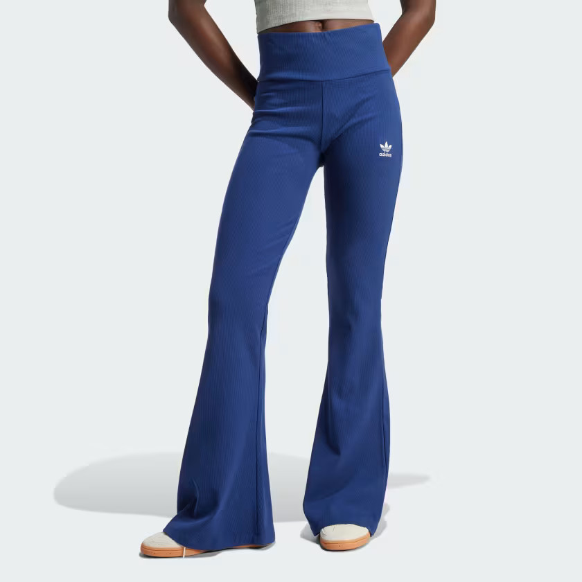 Essentials Rib Flared Leggings | adidas (US)