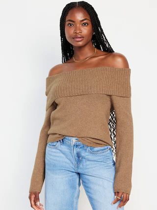 SoSoft Off-the-Shoulder Sweater for Women | Old Navy (US)