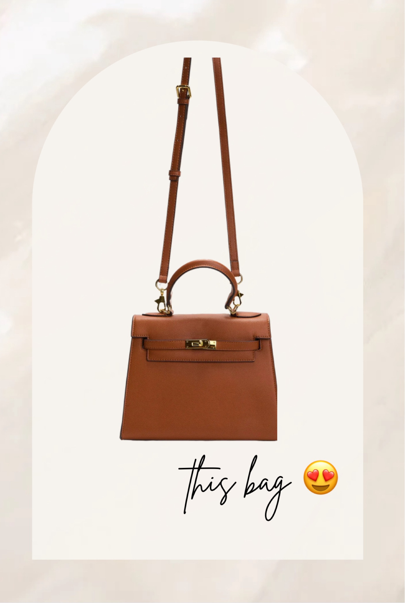 Leather bag, crossbody, Hermes look alike, dupe, locked purse, sale 

#LTKGiftGuide #LTKItBag #LTKFindsUnder50