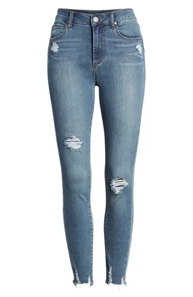 Heather Distressed Ankle Skinny Jeans | Nordstrom