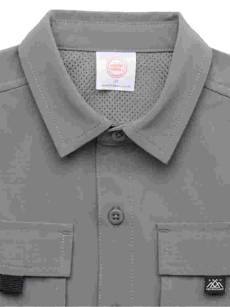 Wonder Nation Toddler Boys Adventure Shirt with Short Sleeves, Sizes 12M-5T | Walmart (US)