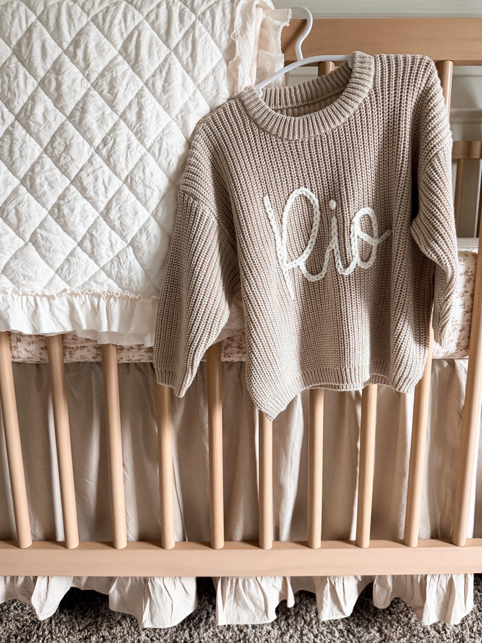 We’re doing the monthly sweater trend as baby girl grows into this 🥹 So impressed with the quality (and the price). It runs oversized—we ordered 9–12 months. On sale for under $20

#LTKmomlife #LTKBaby #LTKBump