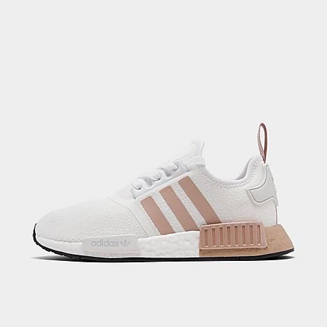 Adidas Women's Originals NMD R1 Casual Shoes in White/White Size 9.5 | Finish Line (US)