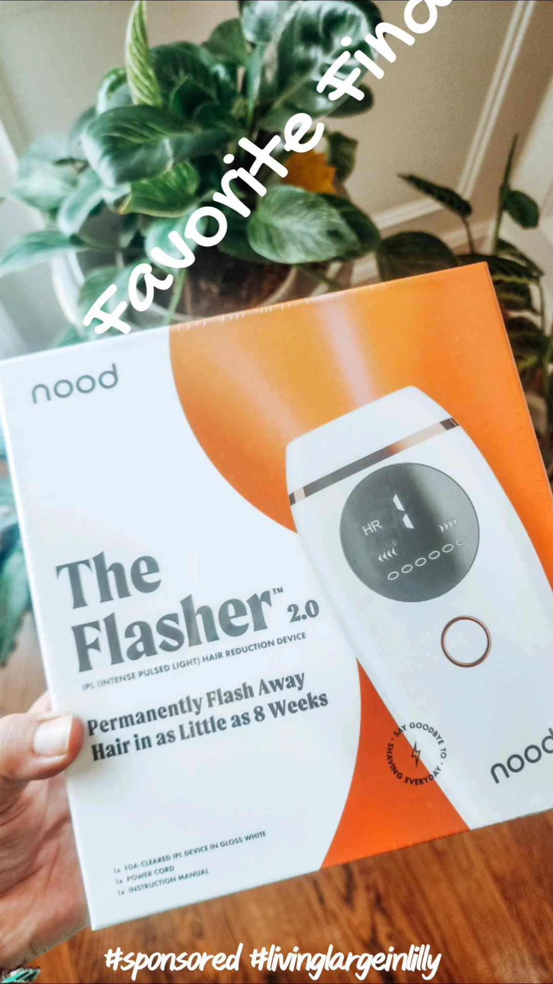 Mother's day is coming up. I have discussed this device with a handful of friends in the past week. I am so excited to see how this does over the next 8 weeks. Something that is mind-blowing to me is that THIS device can be used basically everywhere. The Flasher 2.0 is effective to use everywhere that hair grows, including your arms, underarms, hands, legs, chin, neck, back, and bikini line.#winI received this to trial as part of an #ltkcreator collaboration. So far this has been my FAVORITE thing I have received this year. They also have an "eraser" that I need to hit them up for too bc me and shaving DO NOT get along! Is there anything more embarrassing than sitting next to someone and you're wondering if they're looking at the hair the waxer missed on your legs? 😬🫣 #gifted #sponsored #nood #trynood #livinglargeinlilly #hair #waxingalternative #shavingalternative 

#LTKBeauty #LTKGiftGuide #LTKSaleAlert