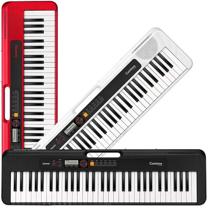 Casio Casiotone, 61-Key Portable Keyboard with USB, White (CT-S200WE) | Amazon (US)