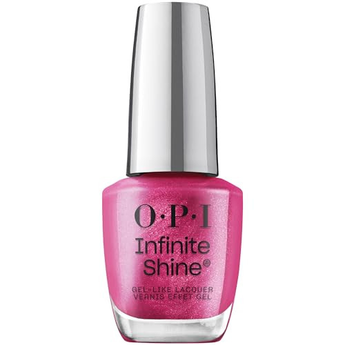 OPI Infinite Shine DeJa RoUgE | Opaque Bright Red Metallic Long Wear Gel Like Nail Polish | Metallic Mega Mix Collection | Amazon (US)