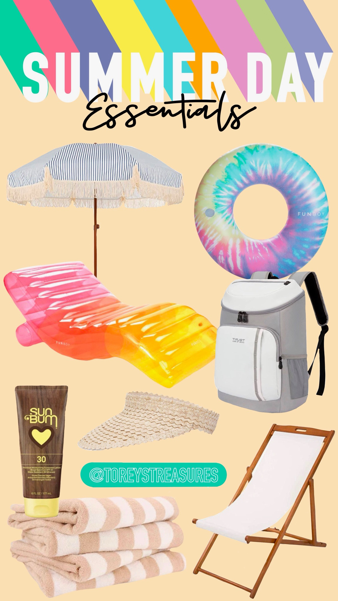 Summer essentials! Beach day or pool day essentials! Summer vacay items! 

#LTKTravel #LTKFindsUnder50 #LTKSwim