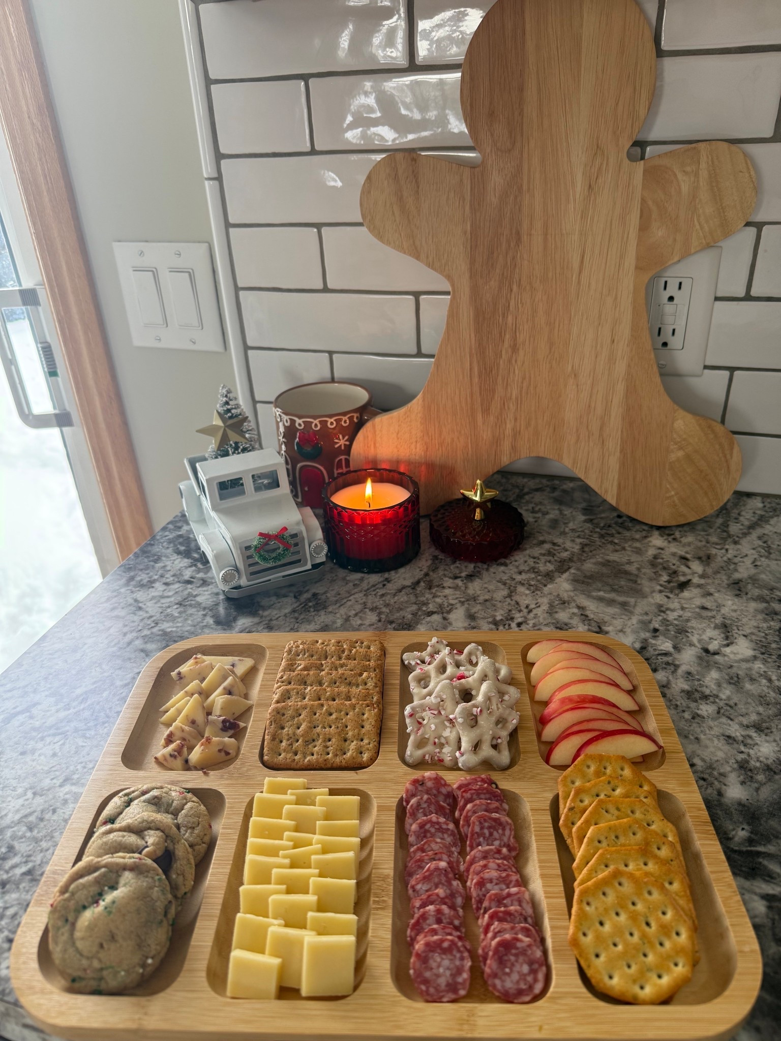 The perfect travel charcuterie board, 30% OFF! 

How many times have you made a charcuterie board and prayed nothing shifted while traveling? Problem solved! This board comes with a carrying top making it perfect for parties or your app to pass. It would be the perfect Christmas gift for your mom, MIL, sister in law or anyone who loves to host! 

#hosting #hostgift #christmasgift #giftguide #holidaygiftguide #giftideasforher #kitchengift #hostessgift #holidayhosting #ltkhome 

#LTKHoliday #LTKCyberWeek #LTKGiftGuide